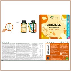 MULTIVITAMINICO & MULTIMINERALE - INTEGRATORE Vegavero