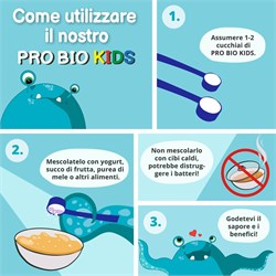 PRO BIO KIDS  PROBIOTICI PER BAMBINI  - INTEGRATORE Vegavero