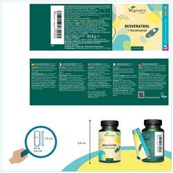 RESVERATROLO + VITAMINA B3 - INTEGRATORE Vegavero