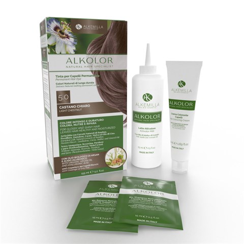 ALKOLOR - TINTA PERMANENTE - 5.0 CASTANO CHIARO