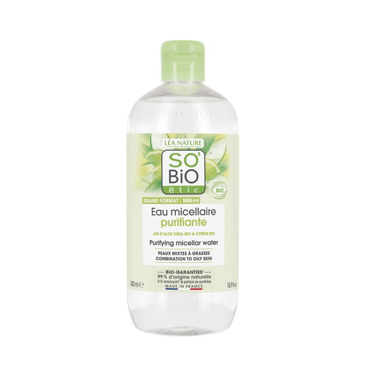 HYDRA ALOE - ACQUA MICELLARE PURIFICANTE So'Bio étic So'Bio étic