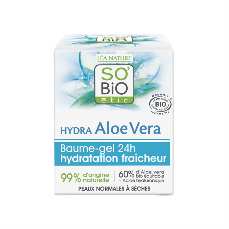 HYDRA ALOE - BALSAMO-GEL 24h IDRATAZIONE FRESCHEZZA So'Bio étic So'Bio étic