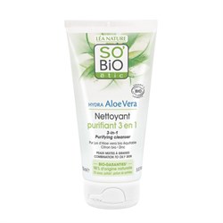 HYDRA ALOE - GEL DETERGENTE PURIFICANTE 3 in 1 So'Bio étic