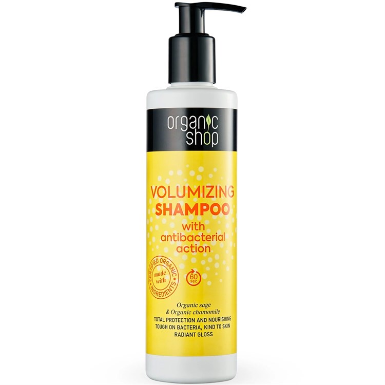 ANTIBACTERIAL ACTION - SHAMPOO VOLUMIZZANTE Organic Shop Organic Shop