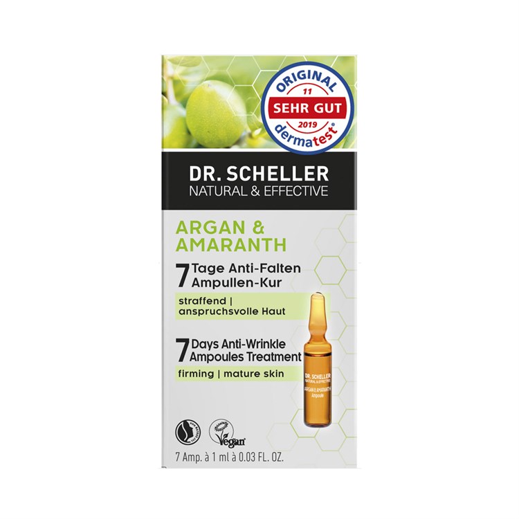 ARGAN & AMARANTO - TRATTAMENTO ANTI-RUGHE IN FIALE Dr. Scheller Dr. Scheller