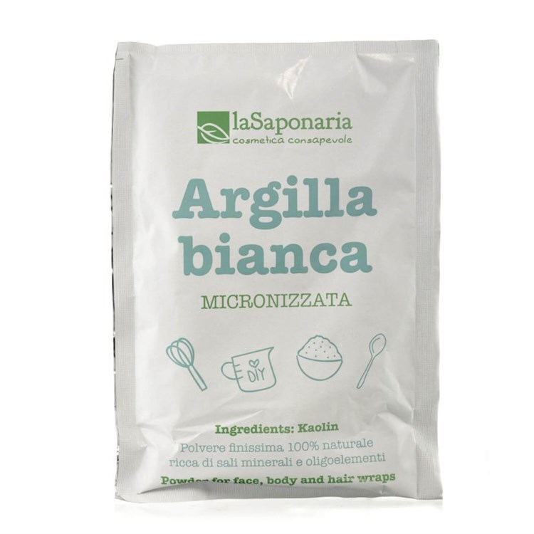 ARGILLA BIANCA MICRONIZZATA La Saponaria La Saponaria