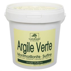 argilla verde superfine 1kg naturado