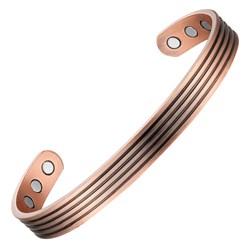 ARIA - BRACCIALE MAGNETICO IN RAME Cristalli e altro