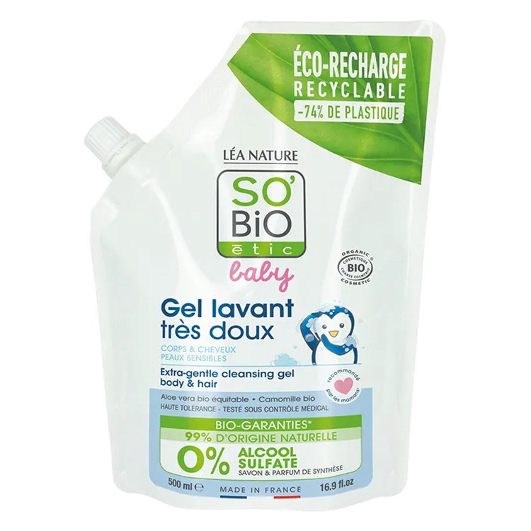 BABY - RICARICA - GEL LAVANTE MOLTO DELICATO So'Bio étic So'Bio étic