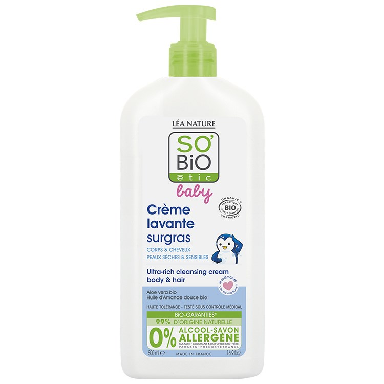 BABY - CREMA LAVANTE SURGRAS So'Bio étic So'Bio étic