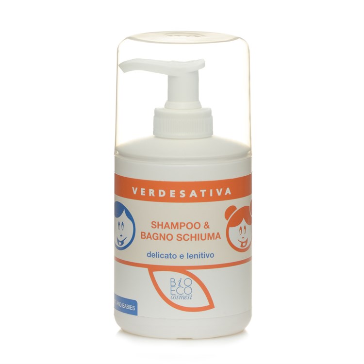 BABY - SHAMPOO E BAGNO SCHIUMA Verdesativa250 ml  Verdesativa