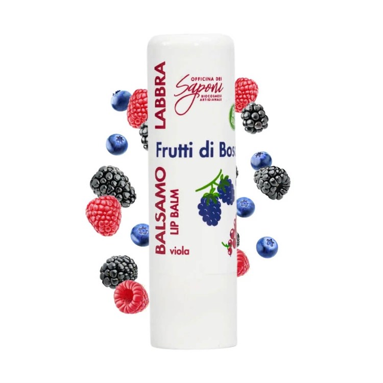 BALSAMO LABBRA - FRUTTI DI BOSCO Officina dei Saponi Officina dei Saponi
