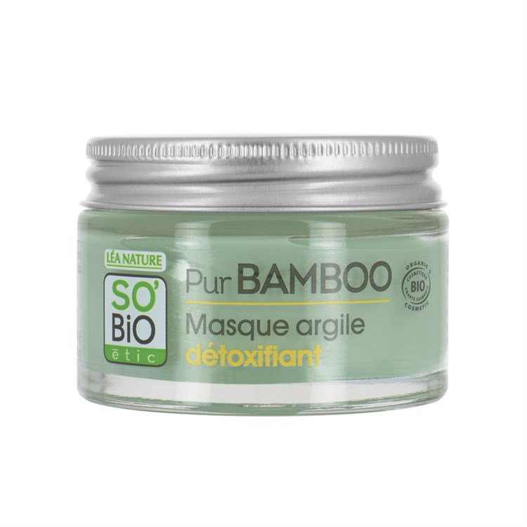 PUR BAMBOO - MASCHERA DETOSSINANTE ALL'ARGILLA So'Bio étic So'Bio étic