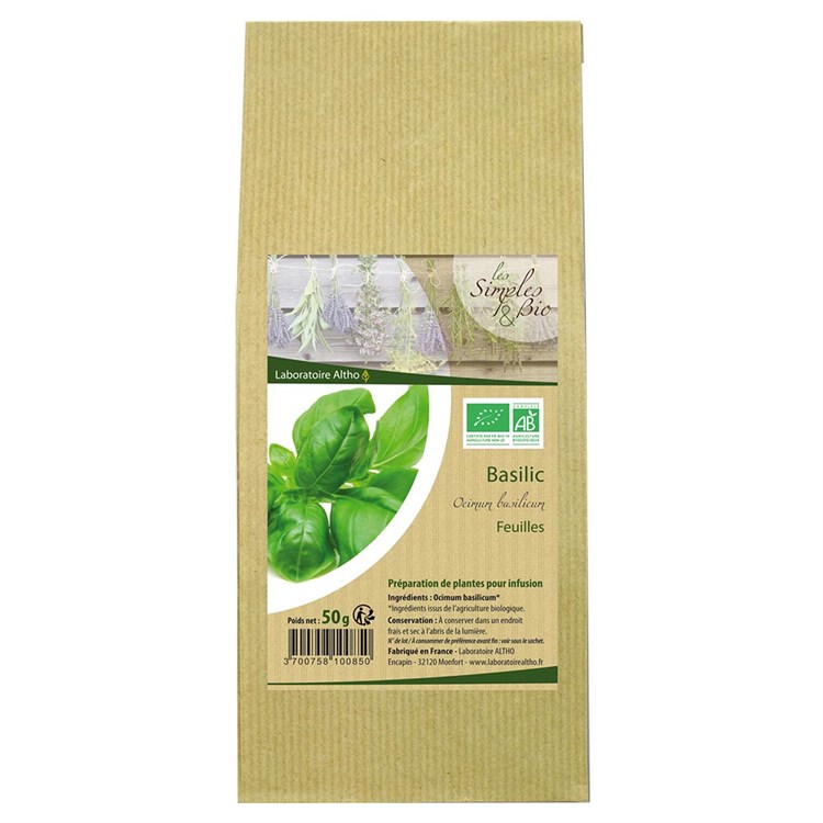 BASILICO - FOGLIE - PER INFUSI O TISANE *Non più assortito *Non più assortito