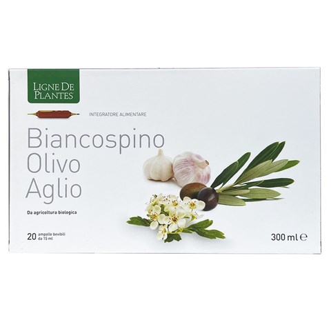 BIANCOSPINO - OLIVO - AGLIO - INTEGRATORE