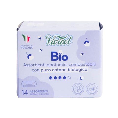 BIO - ASSORBENTI COMPOSTABILI ANATOMICI