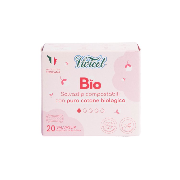 BIO - SALVASLIP COMPOSTABILI RIPIEGATI Vivicot Vivicot