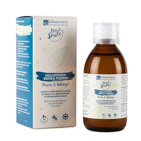 BIO & SMILE - COLLUTORIO EXTRA FRESCO "MENTA & SOLIDAGO"