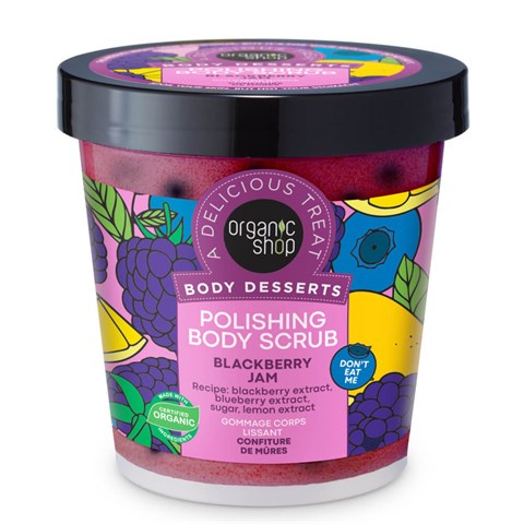 BODY DESSERT - SCRUB CORPO LEVIGANTE "BLACKBERRY JAM"