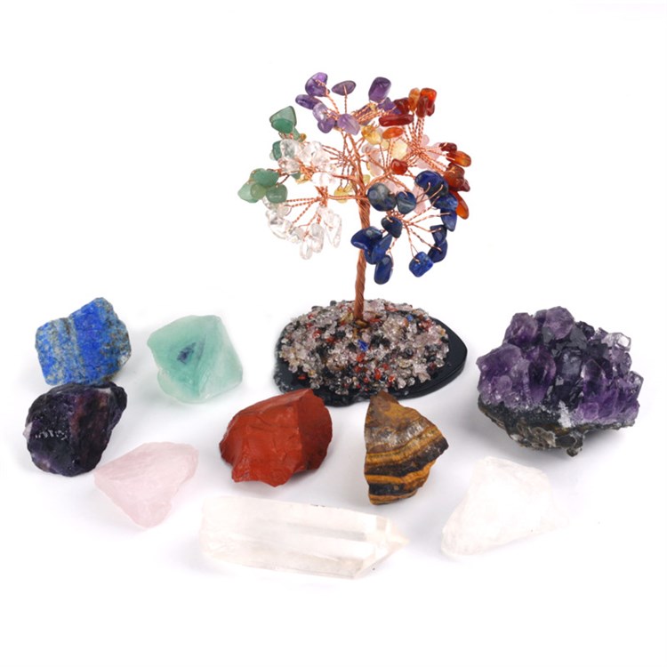 BOX 7 CHAKRA - PIETRE GREZZE *Non più assortito *Non più assortito
