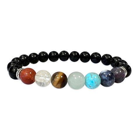 BRACCIALE 7 CHAKRA - ONICE