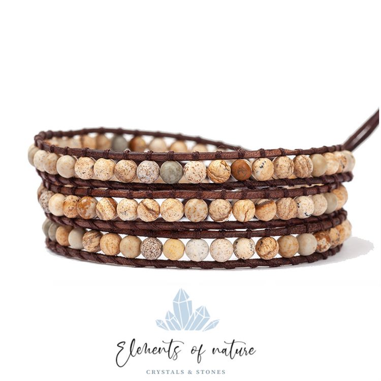 BRACCIALE CHARM - DIASPRO DEL PAESAGGIO zzz Elements of Nature zzz Elements of Nature