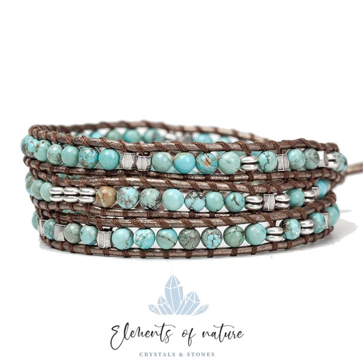 BRACCIALE CHARM - TURCHESE & EMATITE zzz Elements of Nature zzz Elements of Nature