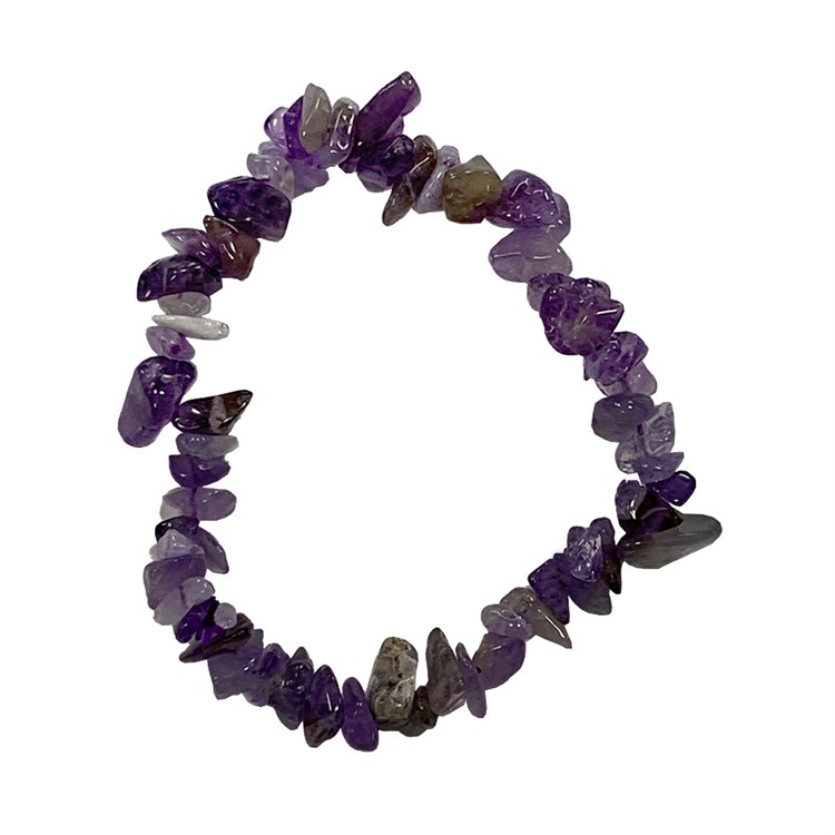 BRACCIALE CHIPS - AMETISTA FASCIATA (CHEVRON) Cristalli e altro Cristalli e altro