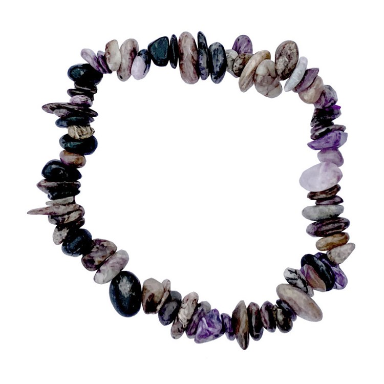 BRACCIALE CHIPS - CIAROITE (CHAROITE) Cristalli e altro Cristalli e altro