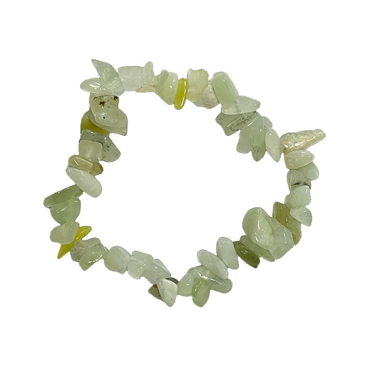 BRACCIALE CHIPS - GIADA VERDE Cristalli e altro Cristalli e altro