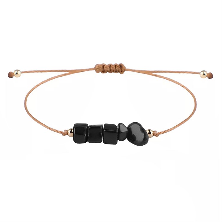 BRACCIALE CHIPS LINE - ONICE NERA Cristalli e altro Cristalli e altro