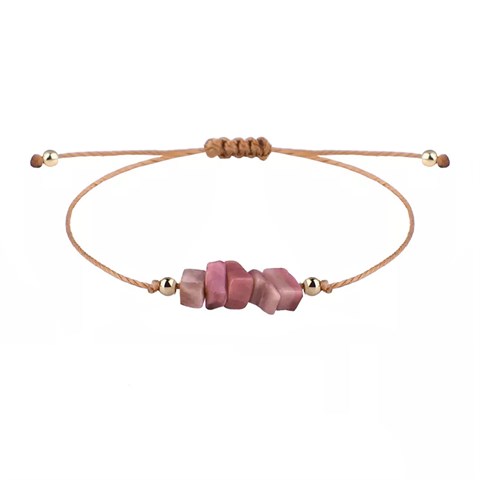 BRACCIALE CHIPS LINE - RODOCROSITE