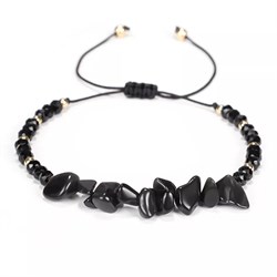 BRACCIALE CHIPS CROWN - ONICE NERA *Non più assortito