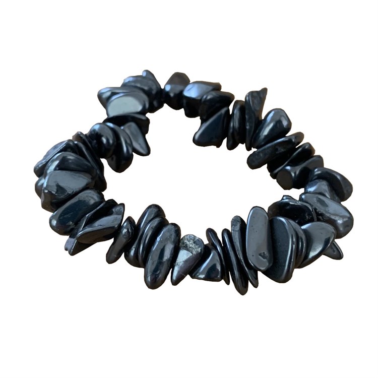 BRACCIALE DI SHUNGITE - PIETRINE BURATTATE Cristalli e altro Cristalli e altro
