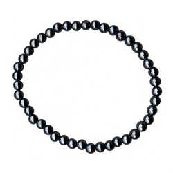 bracciale ematite 4 mm
