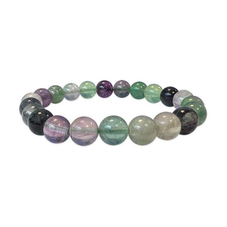 BRACCIALE FLUORITE ARCOBALENO Cristalli e altro Cristalli e altro