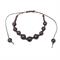 BRACCIALE MACRAMÈ MOGANO - SHUNGITE Elements of Nature