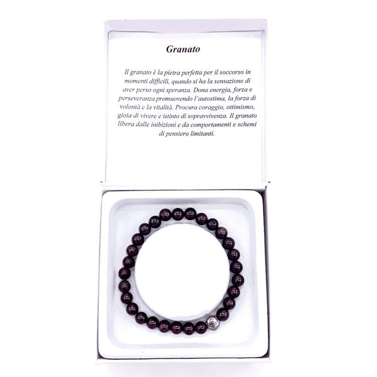 BRACCIALE NEW AGE - GRANATO Bio Luce Bio Luce