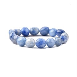 BRACCIALE PEPITA - AVVENTURINA BLU Cristalli e altro