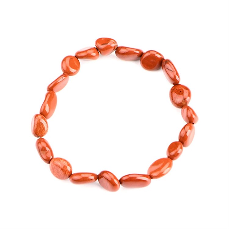 BRACCIALE PEPITA - DIASPRO ROSSO Cristalli e altro Cristalli e altro