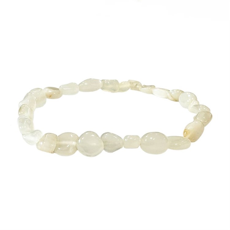 BRACCIALE PEPITA - PIETRA DI LUNA BIANCA Cristalli e altro Cristalli e altro