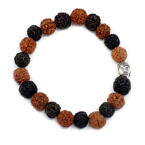 BRACCIALE RUDRAKSHA - DUE COLORI