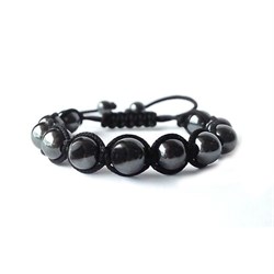 bracciale shamballa ematite