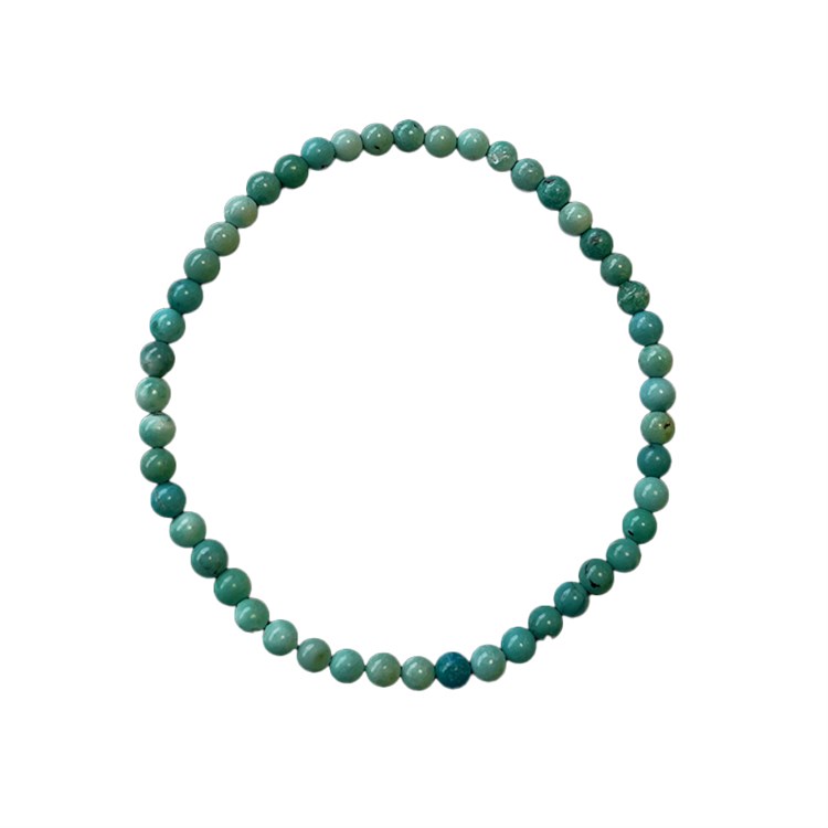 BRACCIALE TURCHESE - 4 mm *Non più assortito *Non più assortito