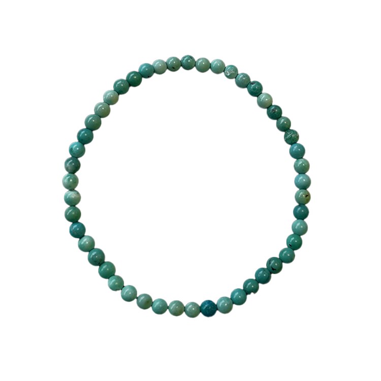 BRACCIALE TURCHESE - 4 mm Cristalli e altro Cristalli e altro