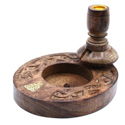 BRUCIA INCENSO BACKFLOW LEGNO DI MANGO - BUDDHA Incensi & Accessori