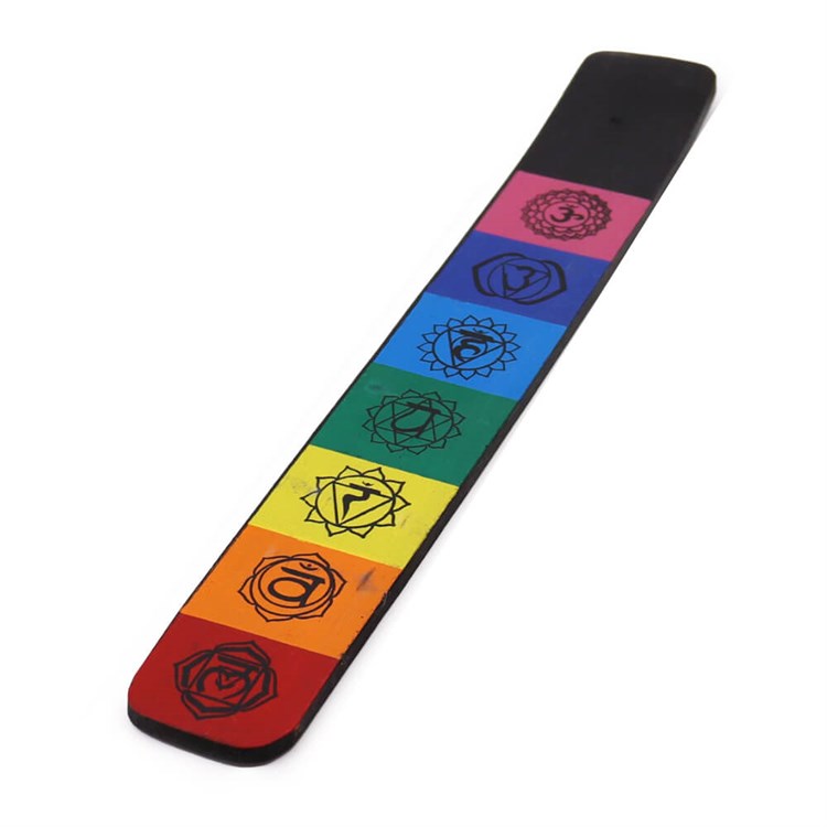 BRUCIA INCENSO IN LEGNO DI MANGO - 7 CHAKRA Incensi & Accessori Incensi & Accessori