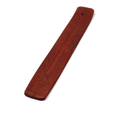 BRUCIA INCENSO IN LEGNO DI MANGO INTARSIATO