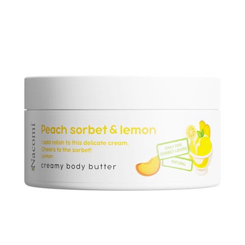 BURRO CORPO CREMOSO "PEACH SORBET & LEMON"
