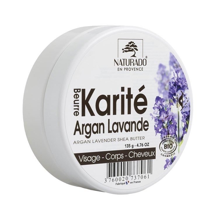 BURRO DI KARITÉ ARGAN E LAVANDA Naturado Naturado